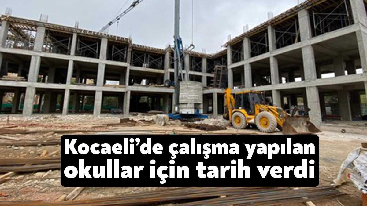 Milli Eğitim Bakanı Mahmut Özer, Kocaeli’de güçlendirme yapılan 15 okulun
