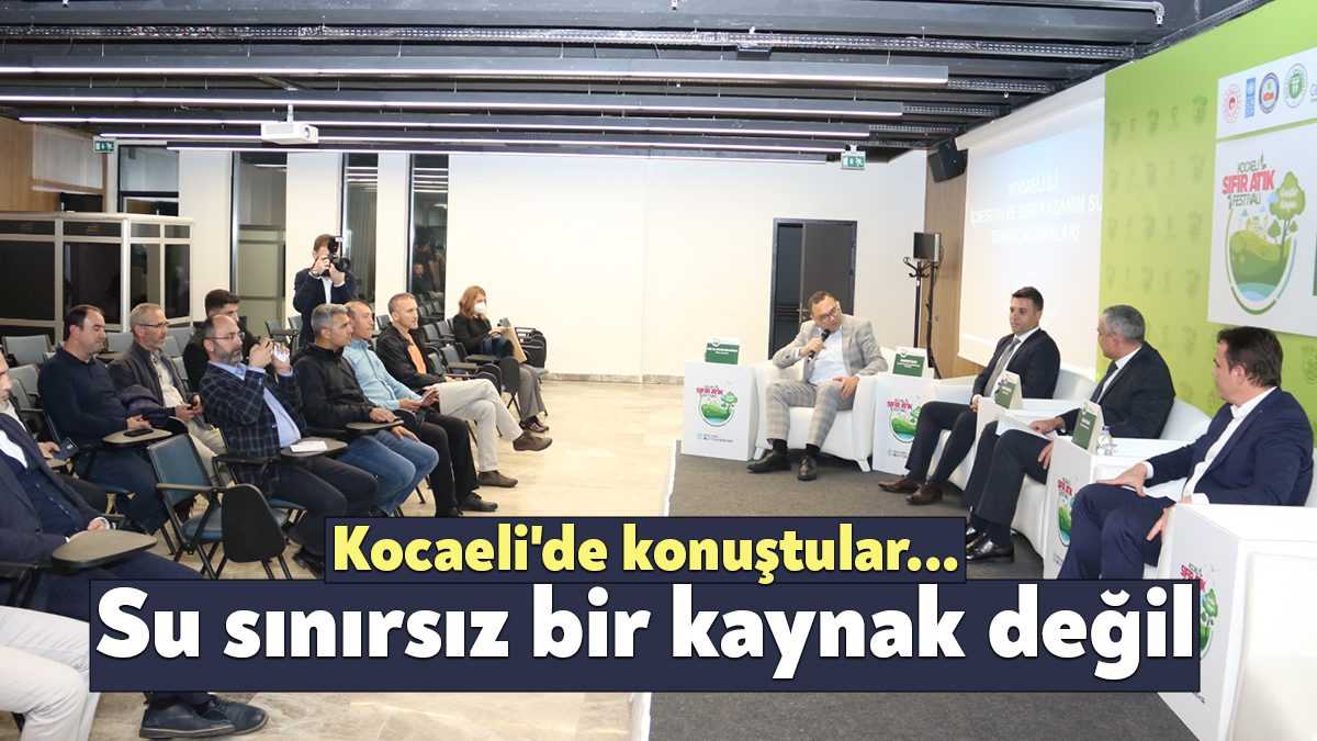 Kocaeli Büyükşehir’in Sıfır Atık Festivalinde düzenlenen Atık Suların Geri Kazanımı