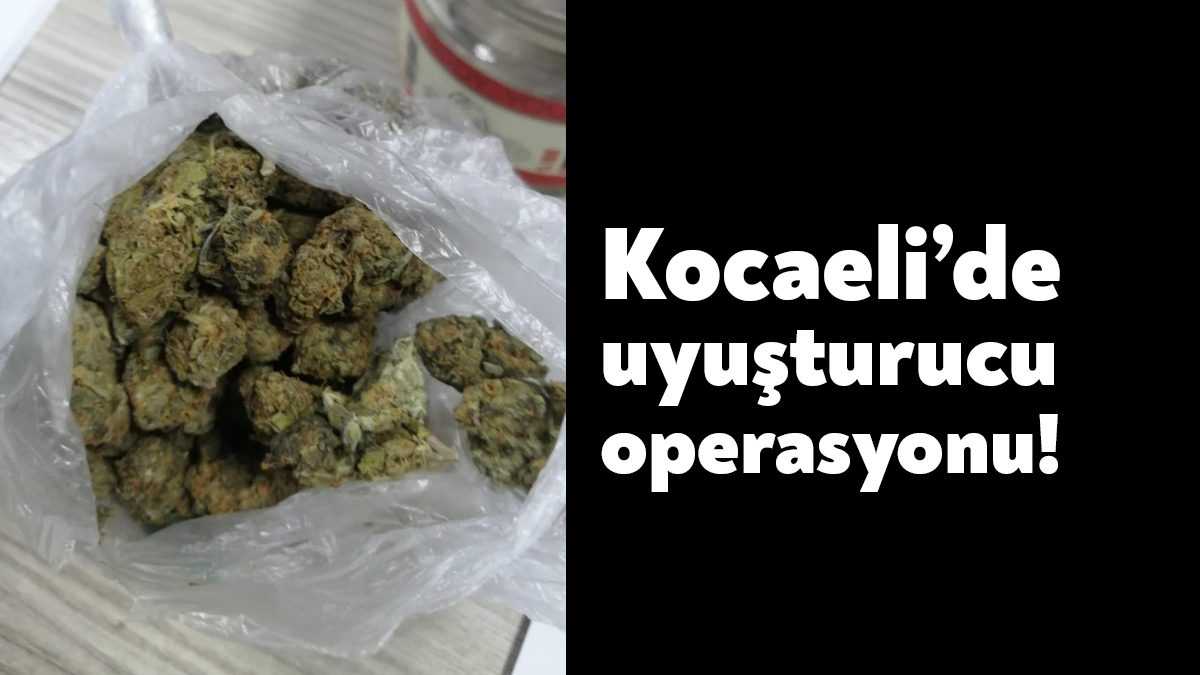Kocaeli’nin Körfez ilçesinde polis ekiplerince yapılan operasyonla 54 gram uyuşturucu