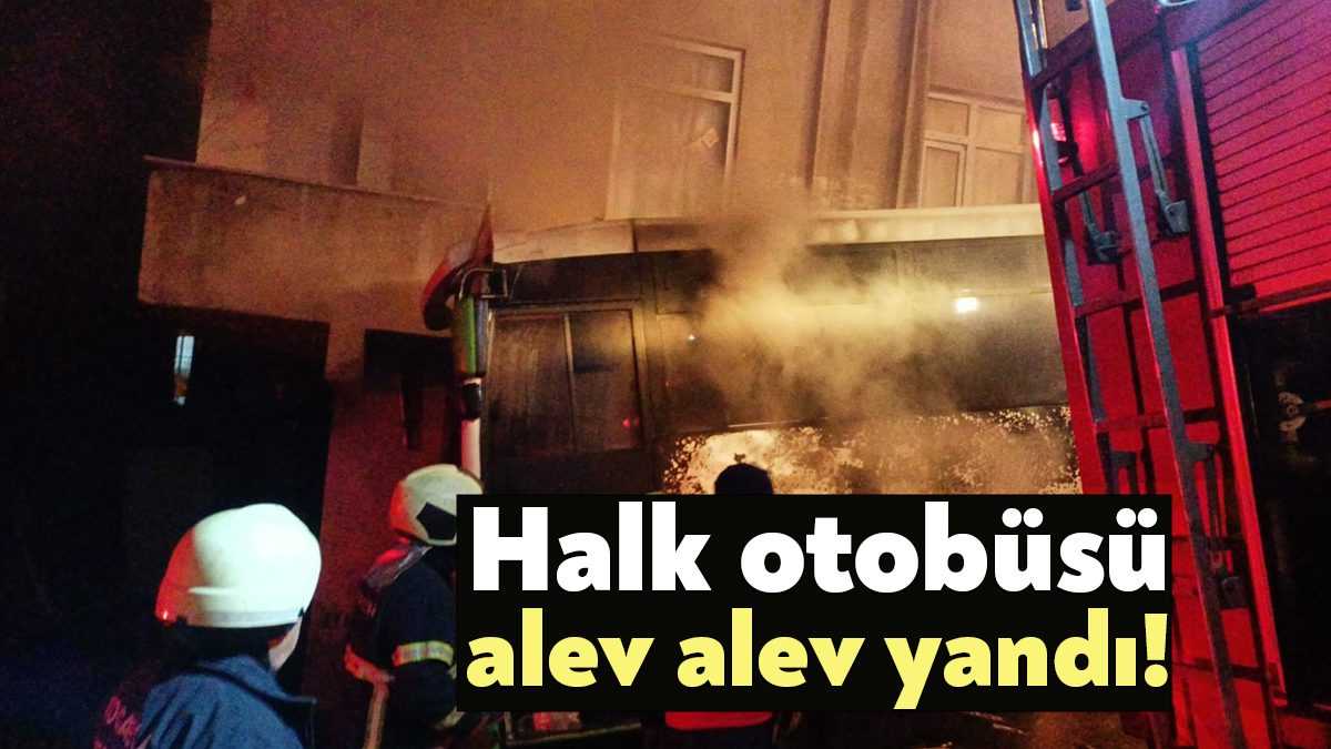 Kocaeli’nin Gebze ilçesinde park halindeyken alevlere teslim olan özel halk