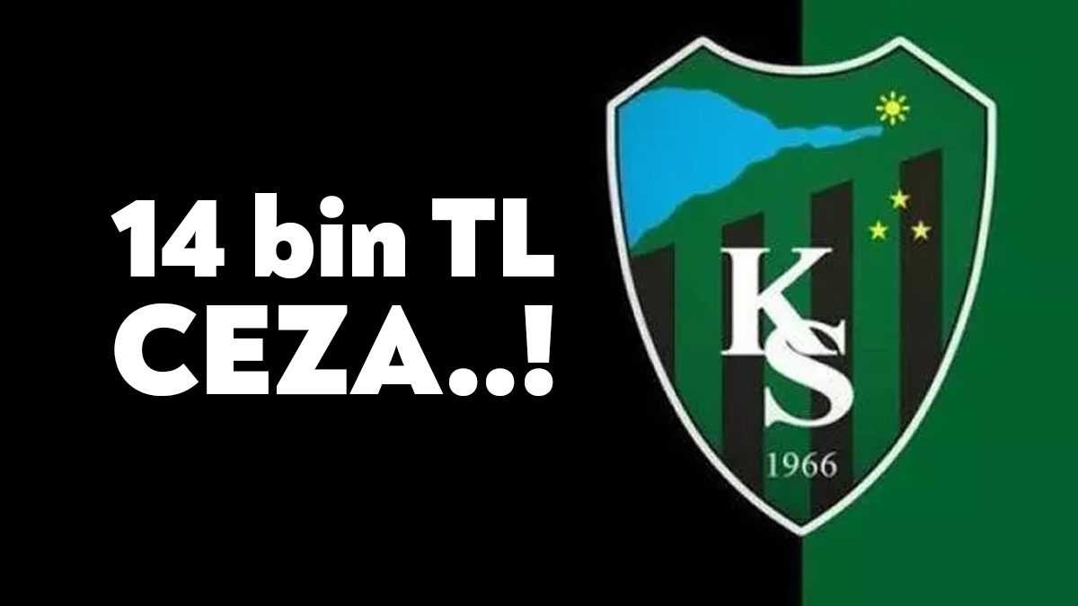 PFDK, Kocaelispor’a sezonun 7. haftasında Balıkesirspor karşısında oynanan maçtaki çirkin