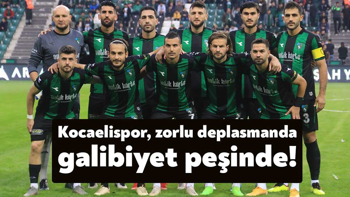 Kocaelispor, ligde iç saha mağlubiyeti bulunmayan Zonguldak Kömürspor’a konuk oluyor.