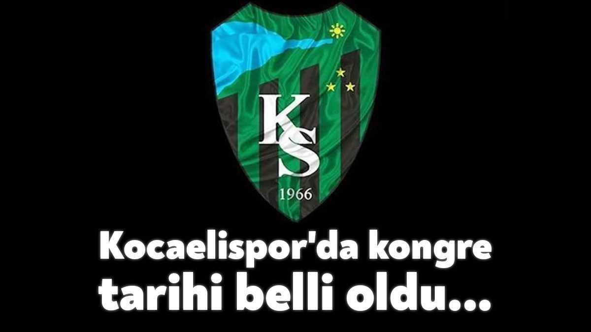 Kocaelispor Yönetim Kurulu, olağanüstü seçimli kongrenin yapılacağı tarihi duyurdu. Kongrenin
