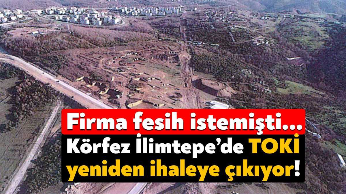 Körfez İlimtepe’ye yapılması planlanan konutların 4. etabı 564 adet konut,