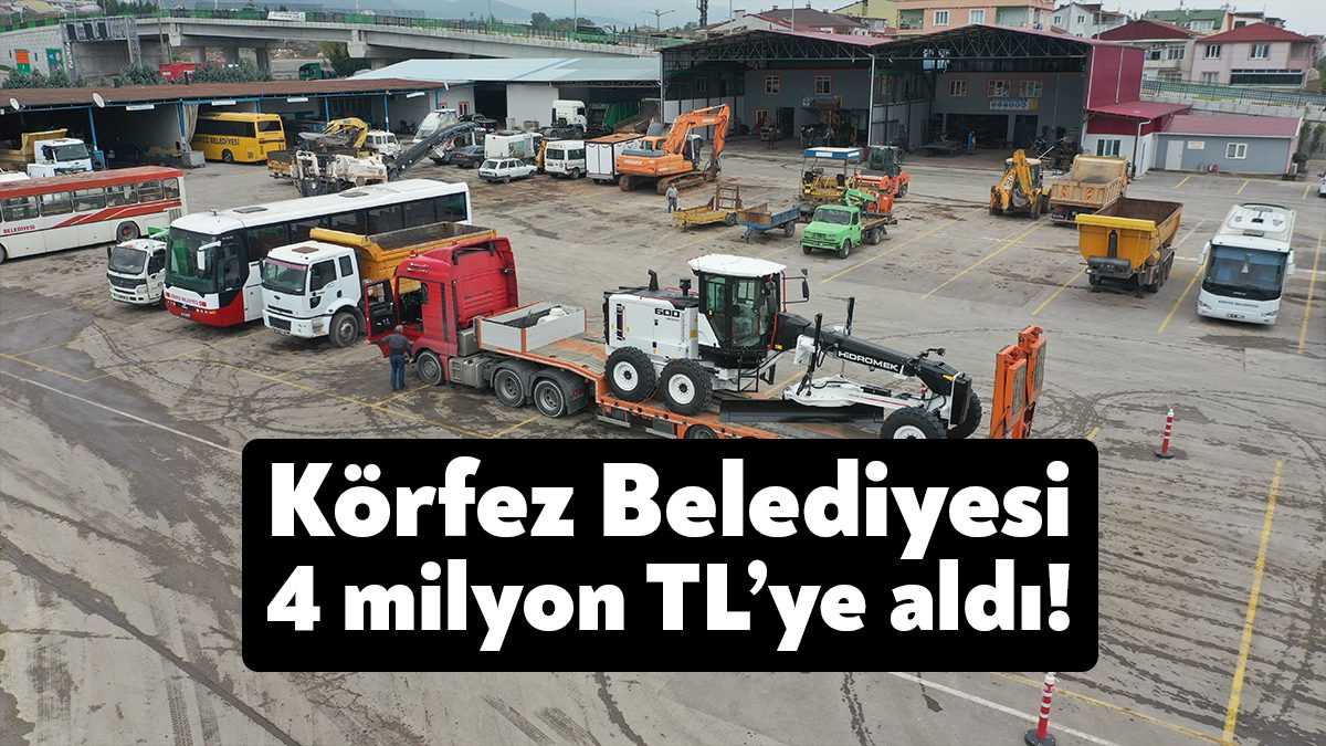 Körfez Belediyesi, kent genelinde vatandaşın hayatını kolaylaştıracak hizmetler için araç