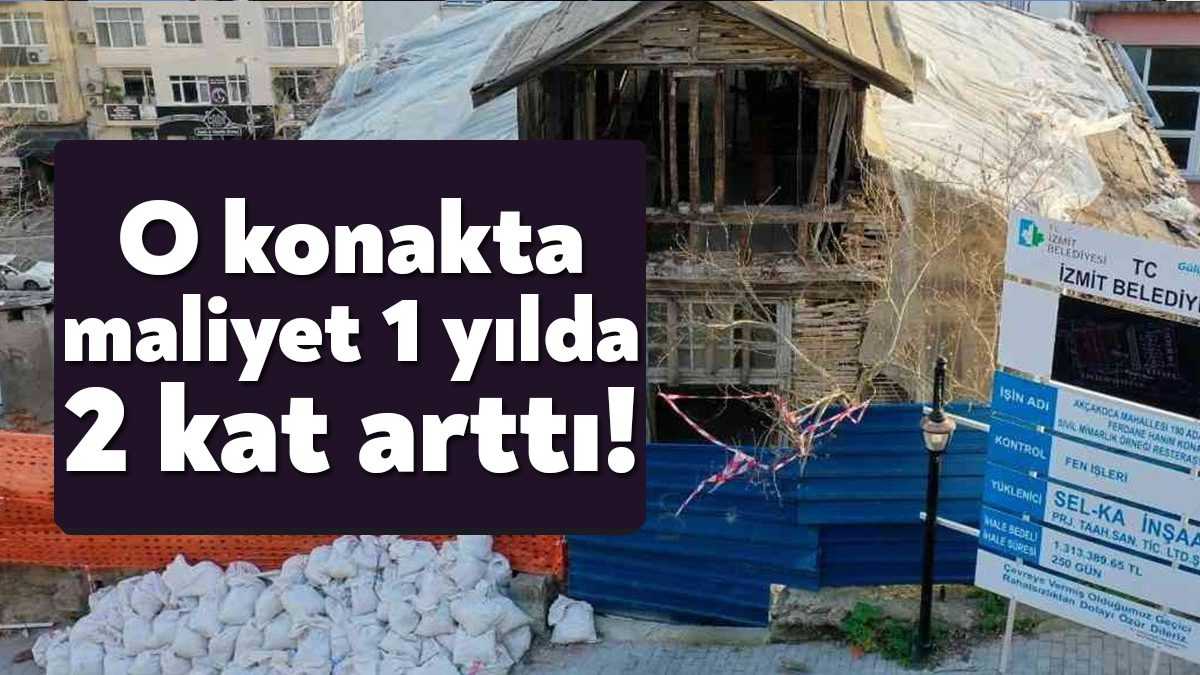 İzmitİzmit Belediyesi Ferdane Hanım Konağı için bugün yeniden ihaleye çıktı.