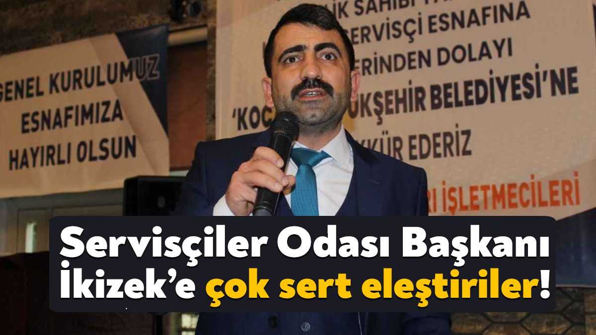 Kocaeli Servis Aracı İşletmecileri Esnaf Odası Başkanı Şenol İkizek, sosyal