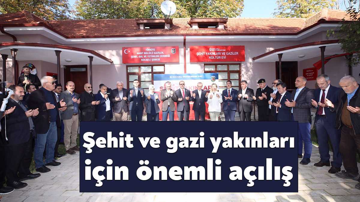 SEKA Kültür Alanı içerisinde yer alan Şehit Yakınları ve Gazi