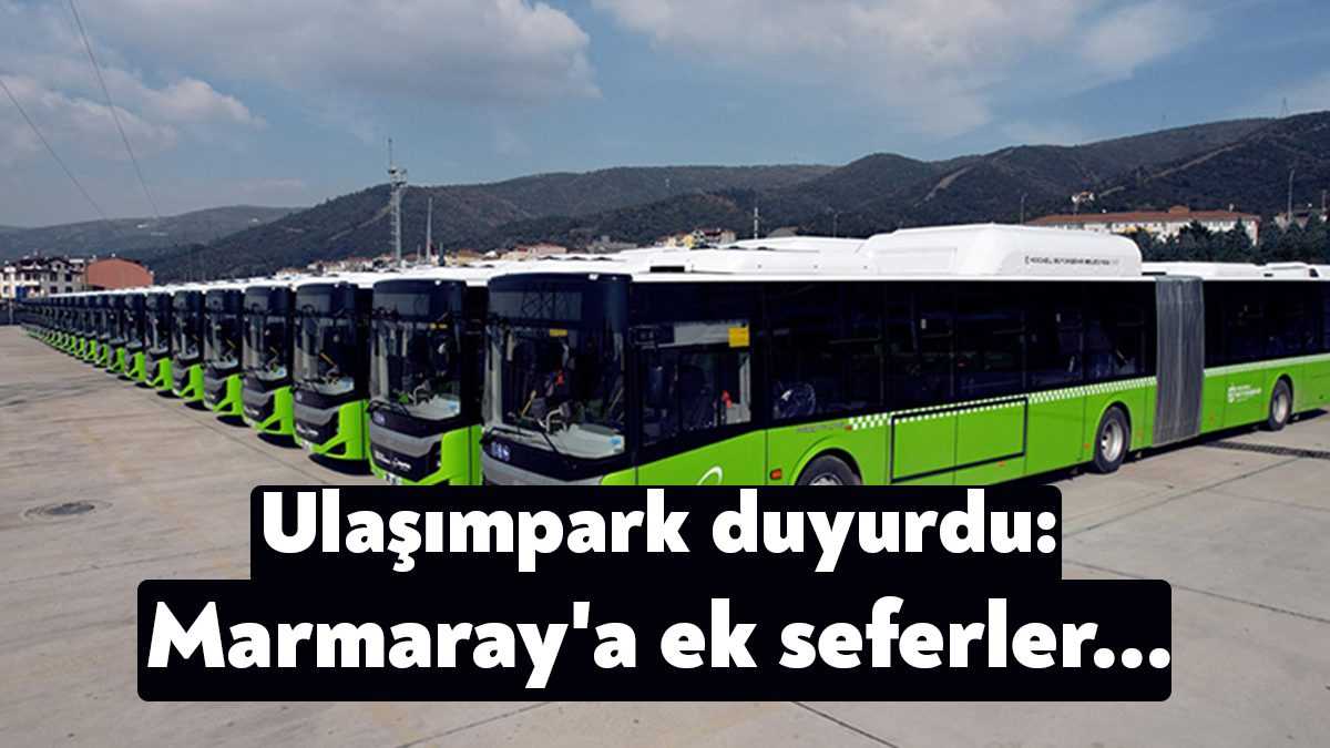 Kocaeli Büyükşehir Belediyesi Ulaşımpark A.Ş., Marmaray'a yapılacak seferler için duyuru