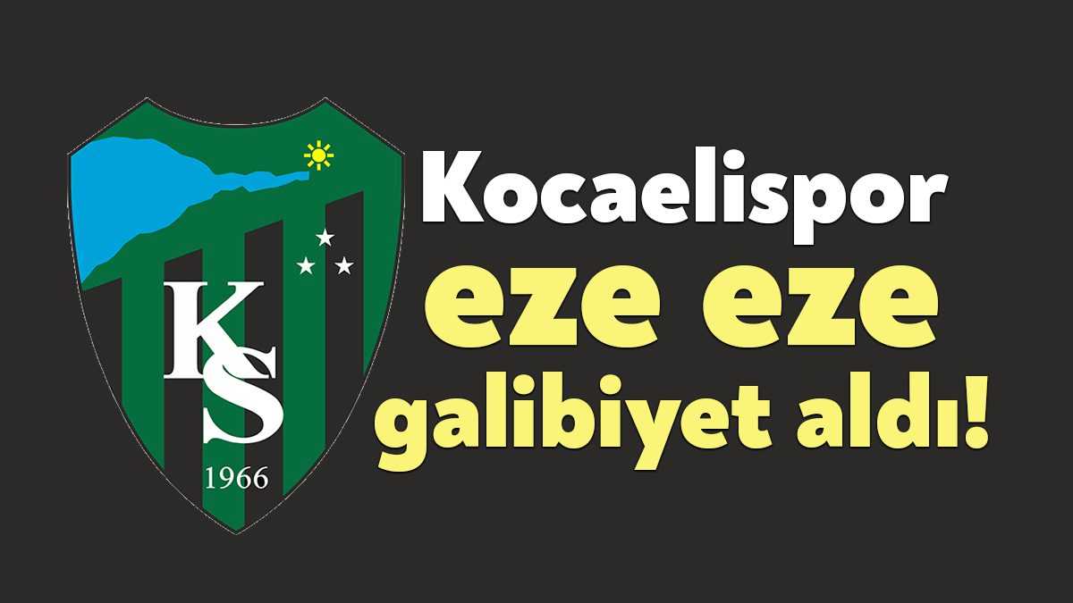 Kocaelispor, Zonguldak Kömürspor deplasmanında gol oldu yağdı. Maç 0-3 Kocaelispor'un