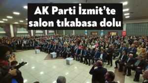 AK Parti İzmit danışmada salon tıka basa doldu