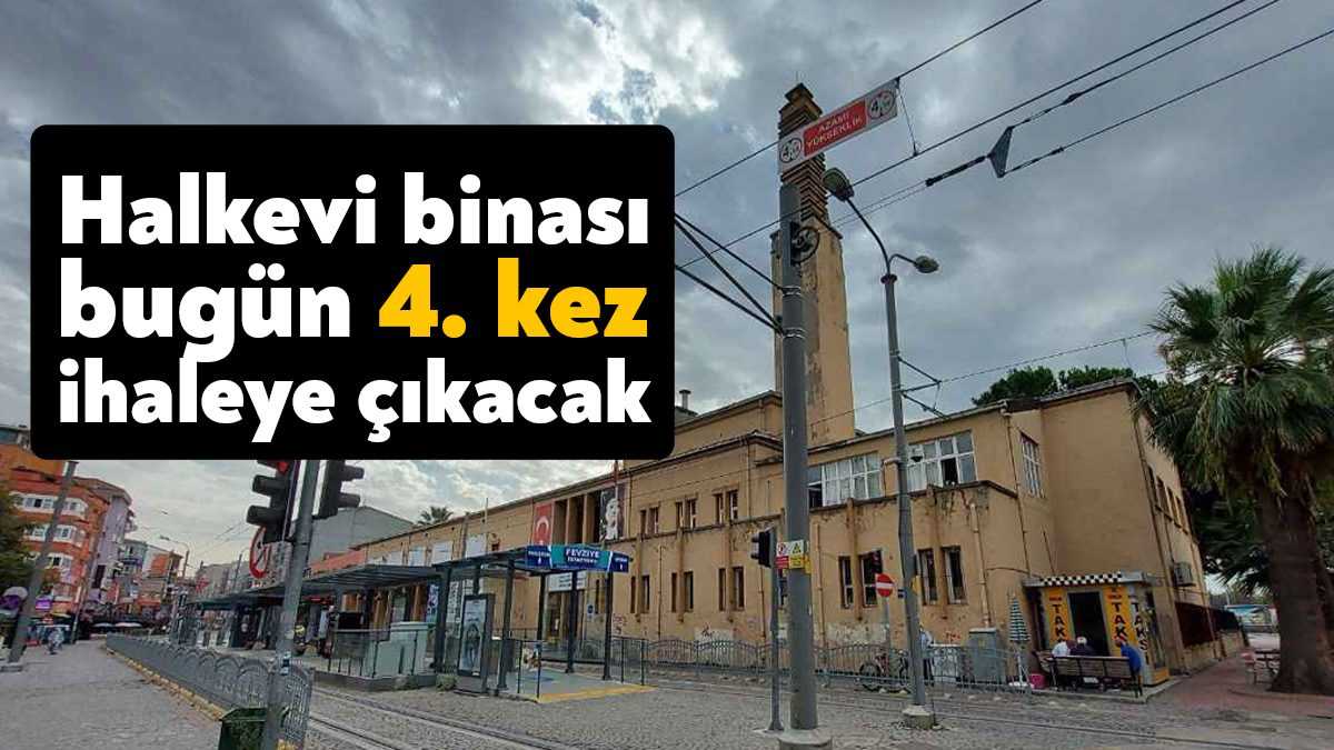 Aylardır ihalesinden sonuç alınamayan İzmit Halkevi binası restorasyon işi için