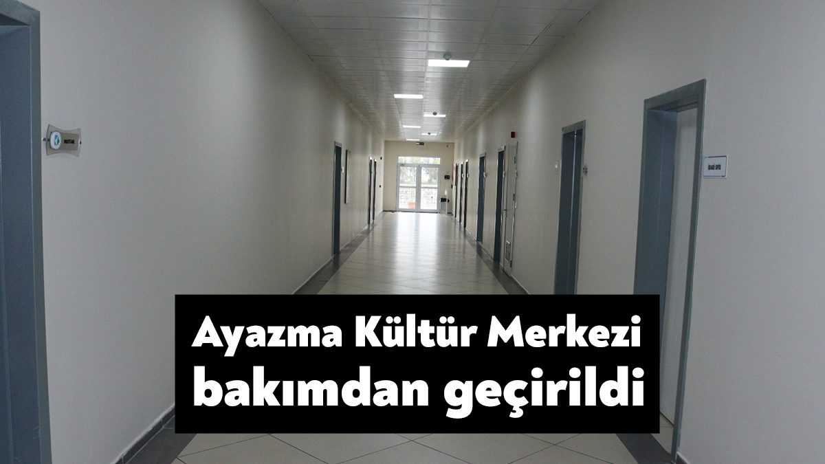 İzmit Belediyesi, Ayazma Kültür Merkezi’nde gerçekleştirdiği bakım ve yenileme çalışmalarıyla