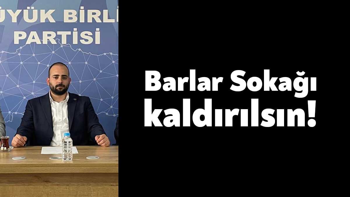 Eğlence mekanlarının yer aldığı Barlar Sokağı'nda yaşanan sorunlar sonrasında konusu