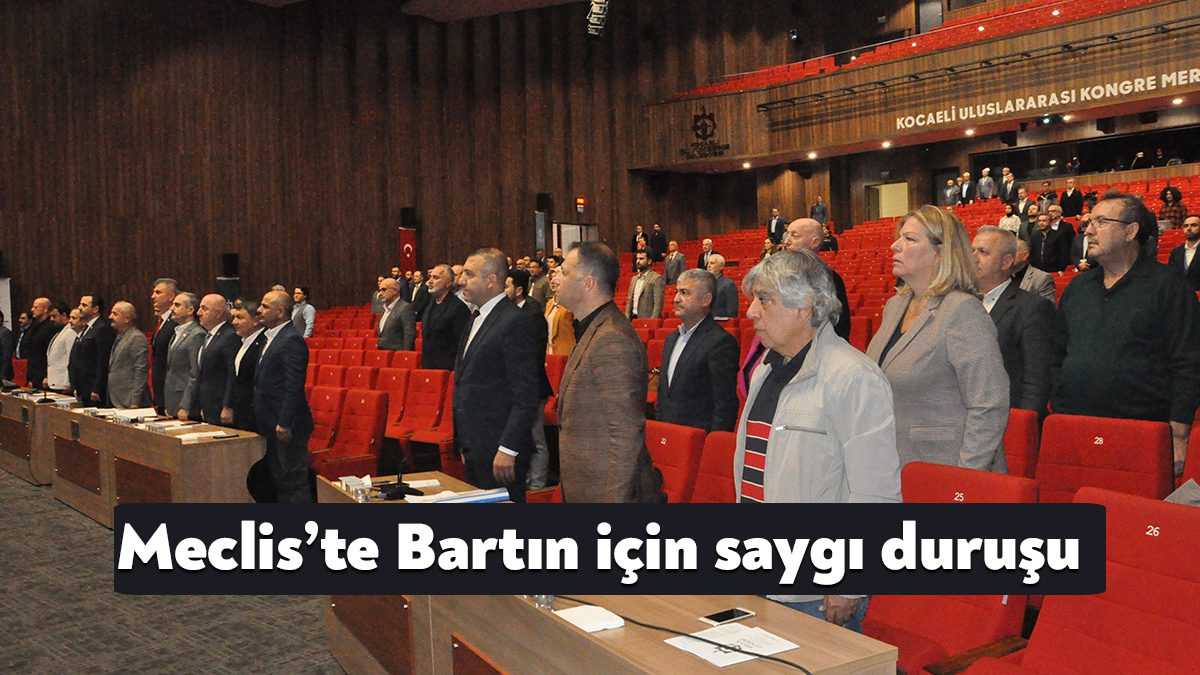 Kocaeli Büyükşehir Belediyesi ekim ayı meclis toplantısı ikinci oturumunda Bartın’da