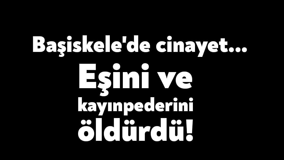  Kocaeli'nin Başiskele ilçesinde bir şüpheli, boşanma aşamasında olduğu eşini ve