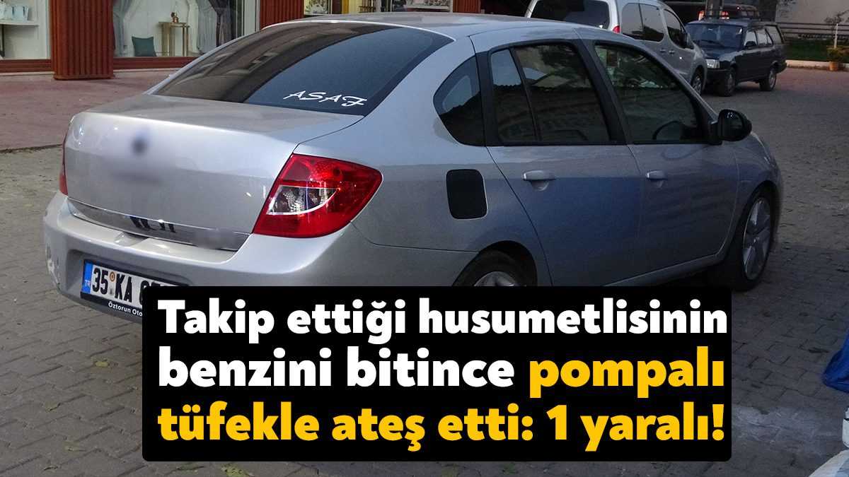 Kocaeli'de otomobilindeki benzini bitince duran bir kişi, aralarında husumet bulunan
