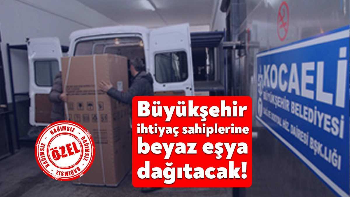 Kocaeli Büyükşehir Belediyesi, ihtiyaç sahiplerine dağıtılmak üzere çok sayıda ev