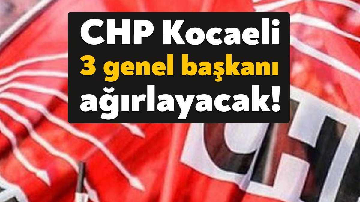 CHP Kocaeli İl Başkanı Harun Yıldızlı, CHP’de görev yapan üç