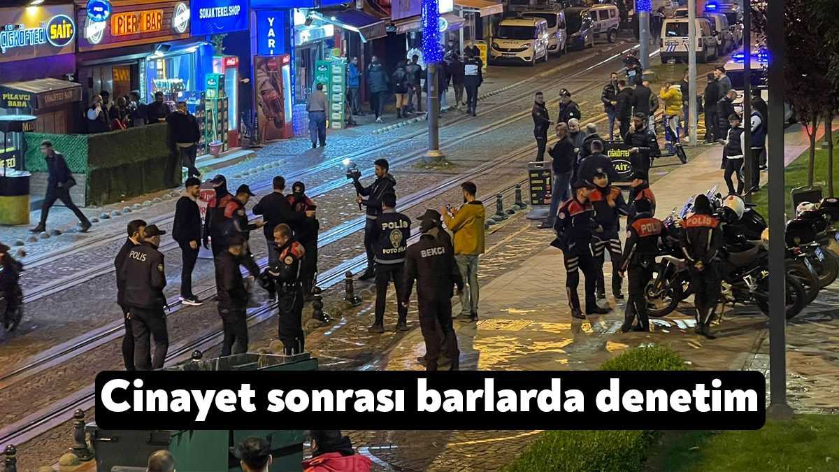 Kocaeli'nin İzmit ilçesinde bir kişinin silahla vurularak öldürüldüğü bölgedeki eğlence