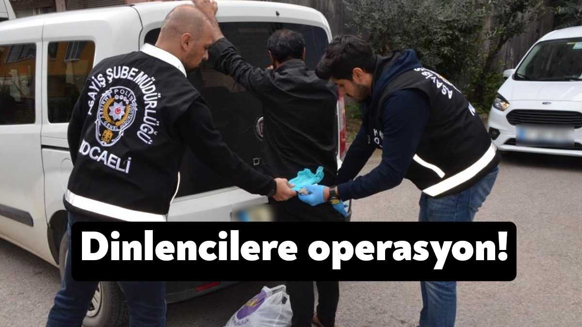 Kocaeli'de dilencilere ve sokak satıcılarına yönelik geniş çaplı huzur çalışması