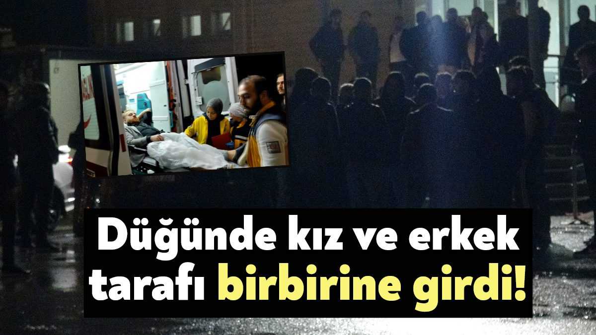 Kocaeli’de düğünde kız tarafı ve erkek tarafındaki bir grup arasında