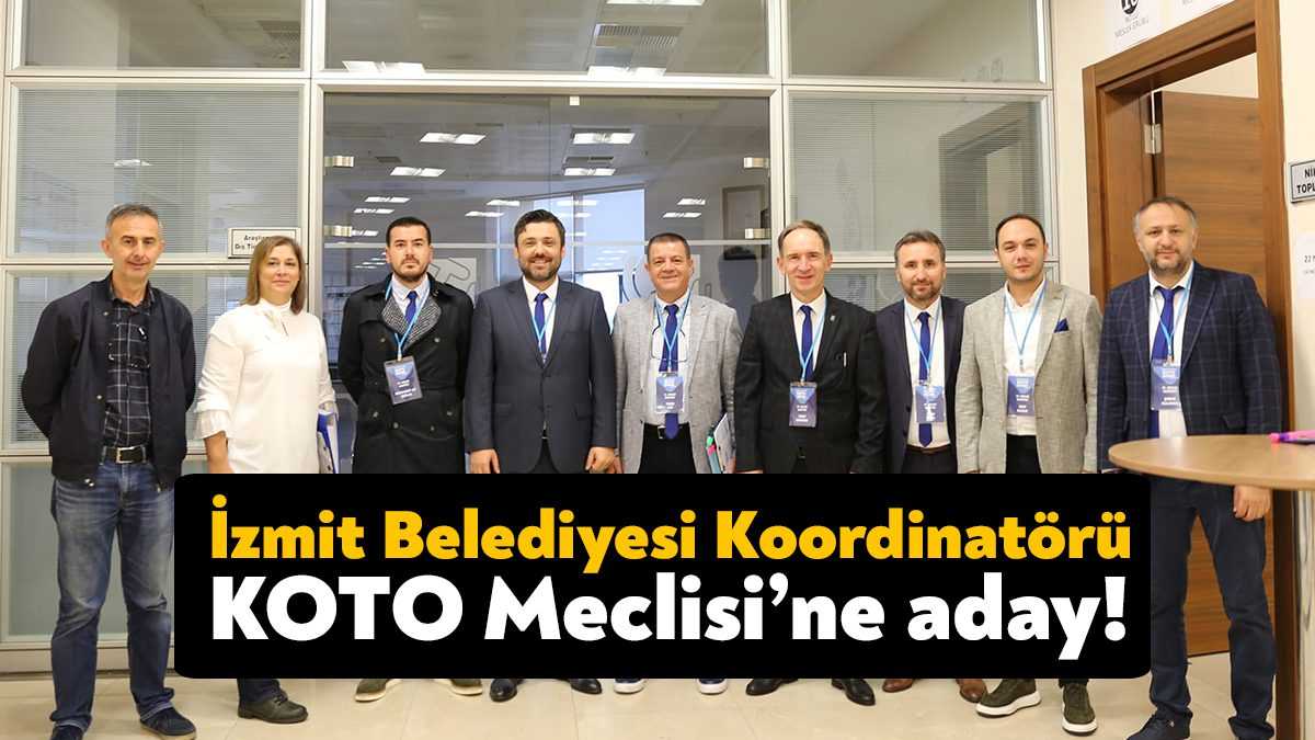 KOTO seçiminde İzmit Belediyesi Koordinatörü Eray Bodur KOTO Meclisi’ne tekrar