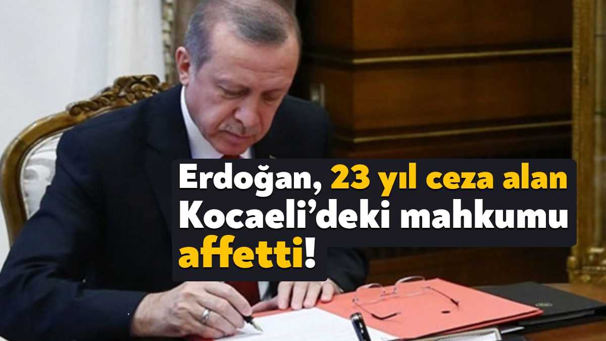 Cumhurbaşkanı Recep Tayyip Erdoğan, çeşitli suçlardan toplamda 23 yıl ceza