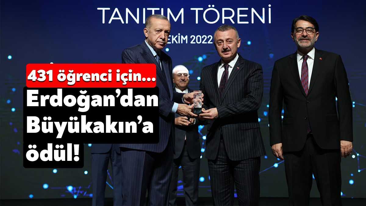 Kocaeli Büyükşehir Belediye Başkanı Doç. Dr. Tahir Büyükakın, Cumhurbaşkanı Recep