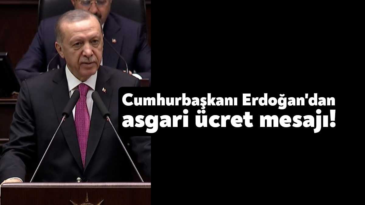 Cumhurbaşkanı Recep Tayyip Erdoğan, TBMM'deki grup toplantısında ekonomiye ilişkin mesajlar