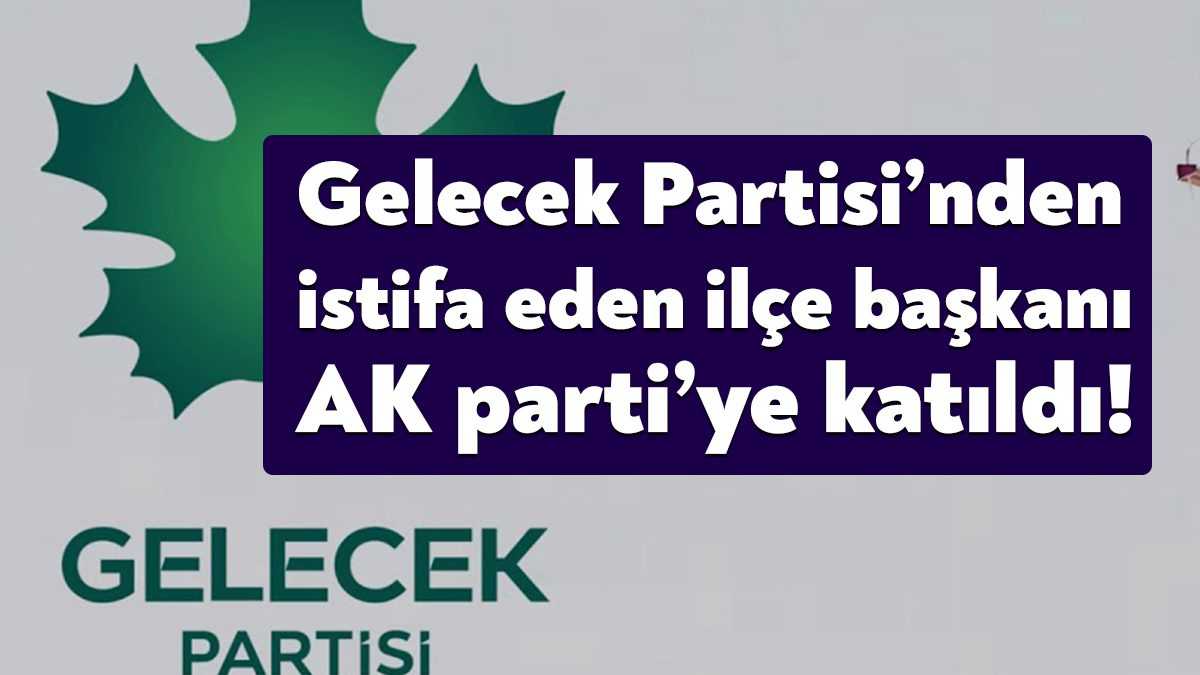 Gelecek Partisi’nden istifa eden Dilovası İlçe Başkanı Fesih Telli, AK