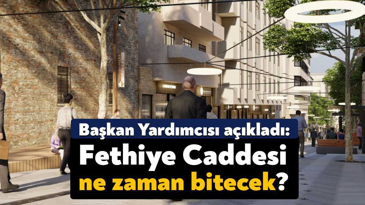 İzmit Belediyesi tarafından yapılan Fethiye Caddesi ve Yan Yolları Yenileme