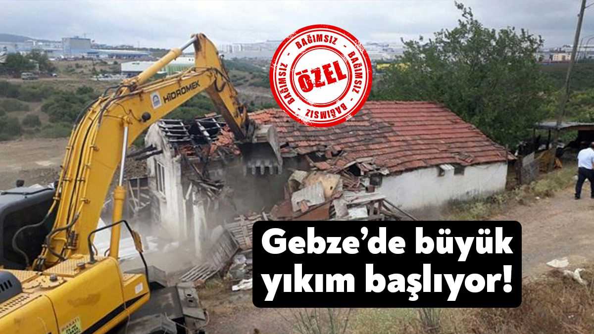 Gebze Belediyesi ilçe genelinde yer alan metruk binaları yıkacak. Belediye