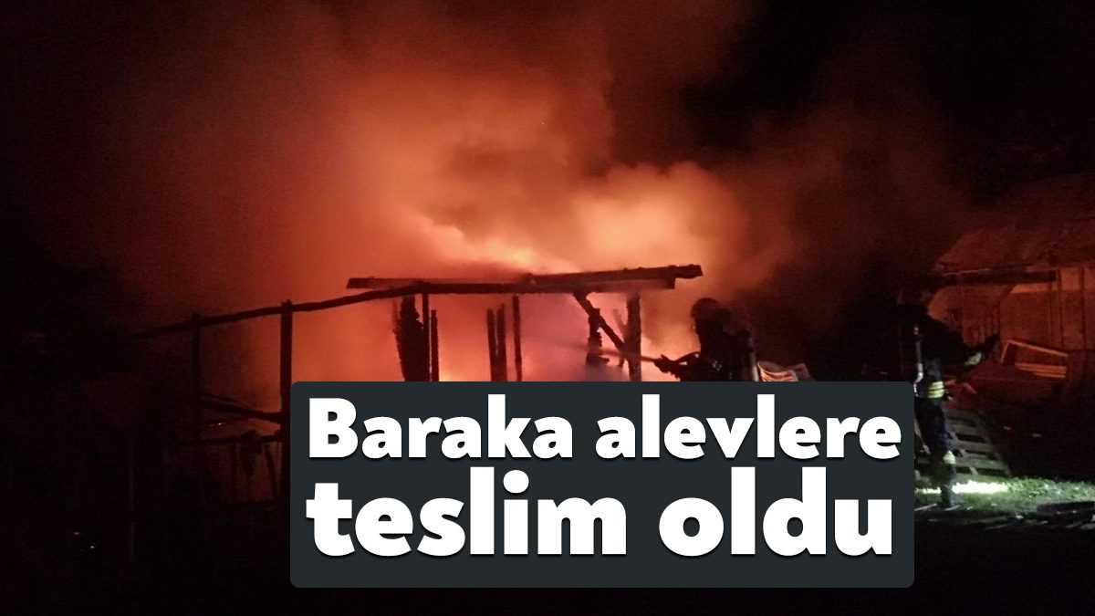Kocaeli’nin Gölcük ilçesinde elektrik sobası sebebiyle barakada yangın çıktı. Yangında