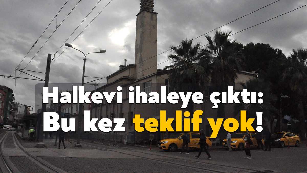 İzmit Halkevi Binası Restorasyon ve Güçlendirme işi ihalesi dördüncü kez
