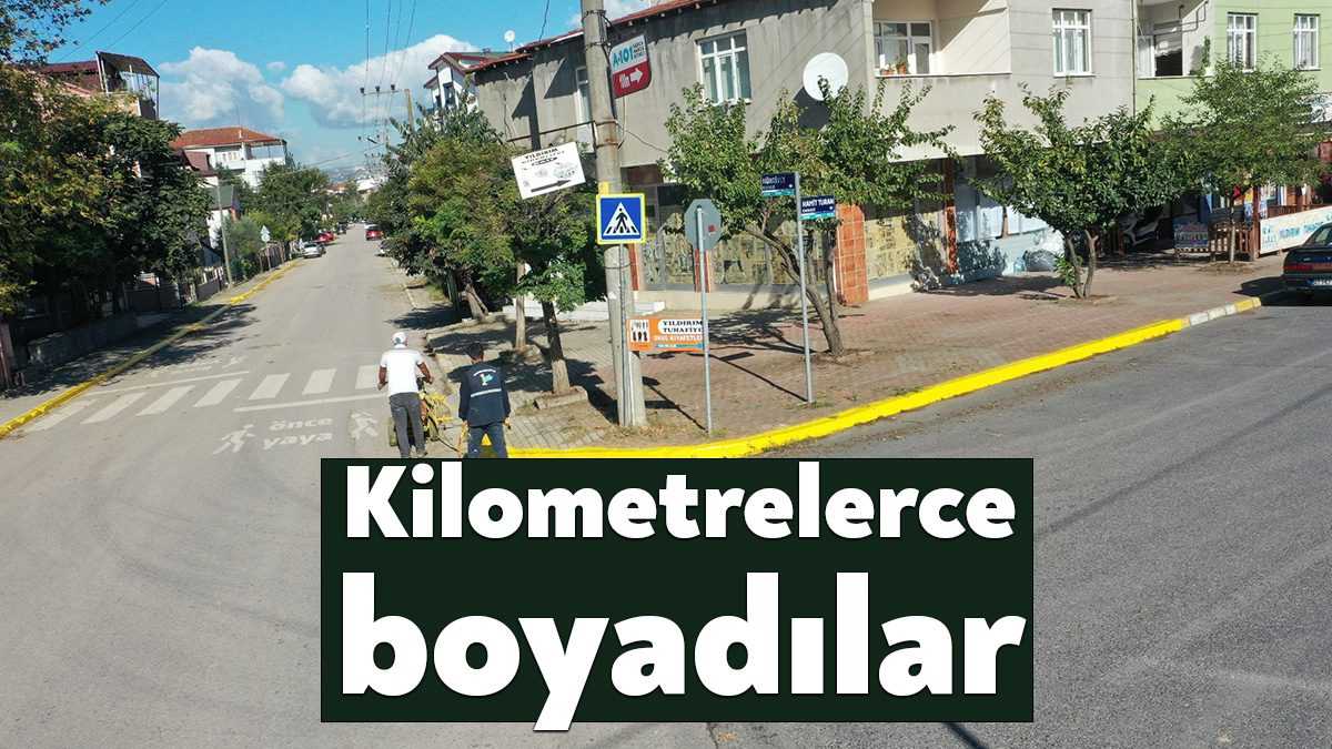Kartepe Belediyesi ekipleri güvenli trafik akışı, görüntü kirliliğinin ortadan kaldırılması