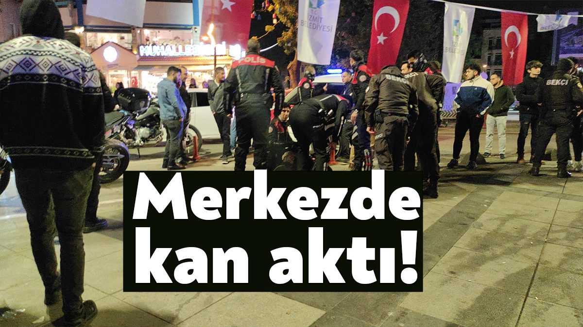 Kocaeli'nin İzmit ilçesinde iki grup arasında çıkan bıçaklı kavgada 2