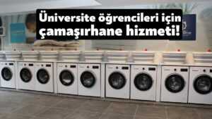 Kocaeli Büyükşehir Belediyesi’nden öğrencilere çamaşırhane hizmeti