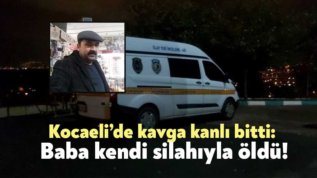 Kocaeli’nin Dilovası ilçesinde bir şahıs, alacak verecek meselesi sebebiyle babasının