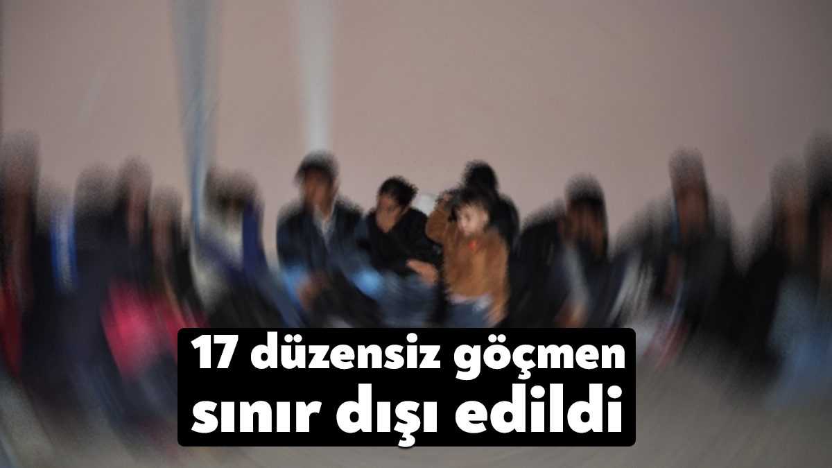 Kocaeli Valiliği, 17 düzensiz göçmenin sınır dışı edildiğini duyurdu.