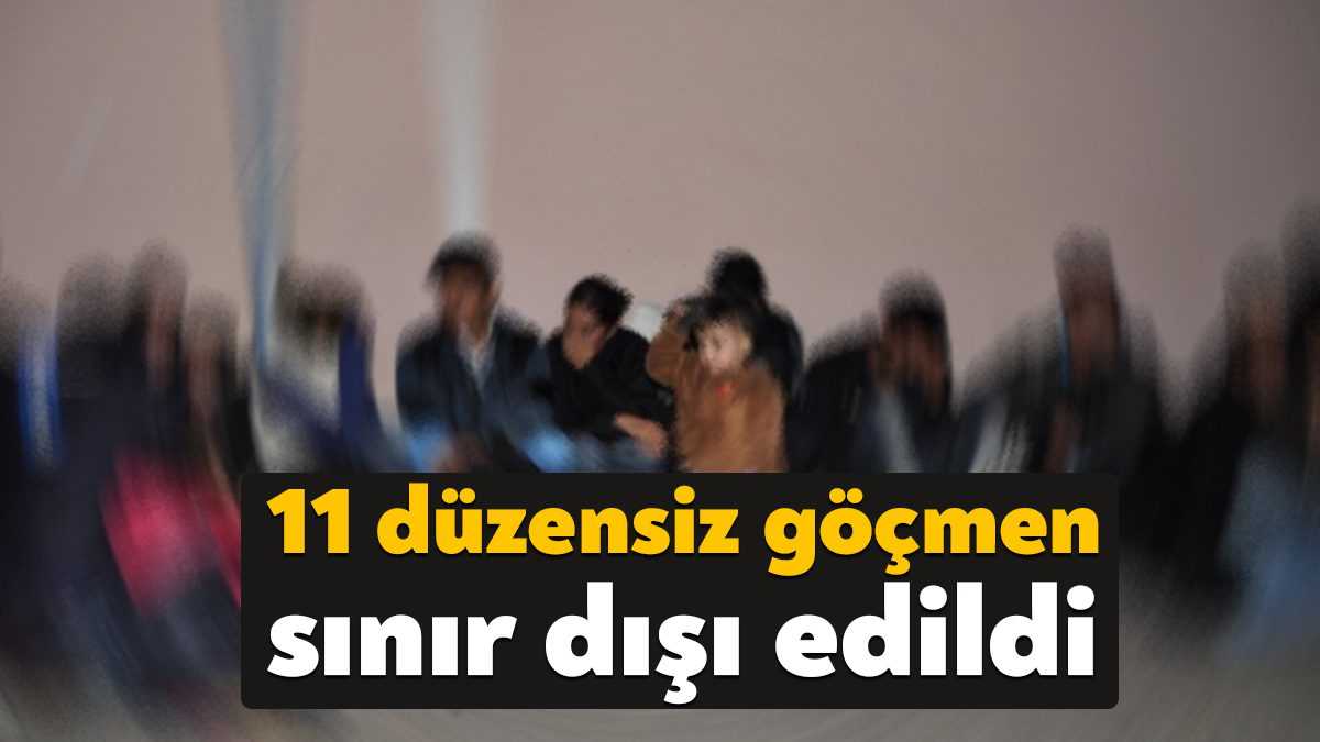 Kocaeli Valiliği, Kocaeli’de bulunan 11 düzensiz göçmenin sınır dışı edildiğini