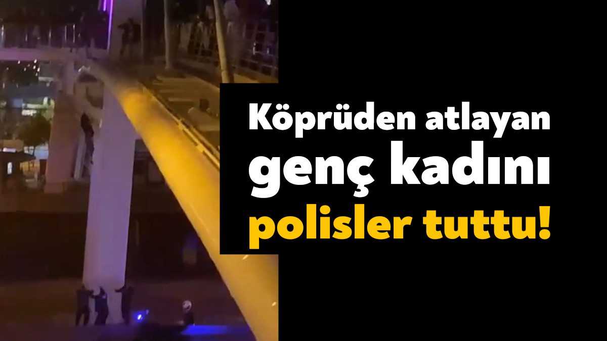 Kocaeli'nin İzmit ilçesinde 17 yaşındaki genç kız köprü üzerinden aşağıya