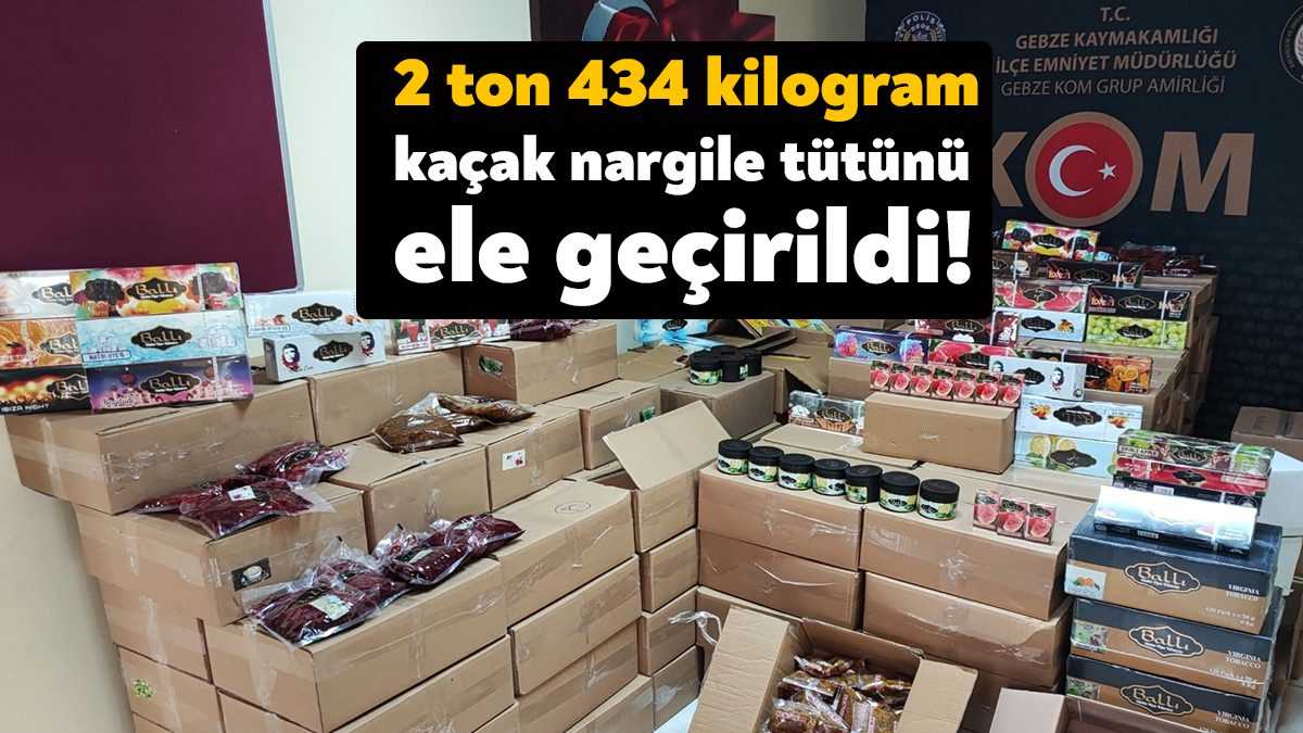 Kocaeli’de polis ekiplerince bir araçta ve iş yerinin deposunda yapılan