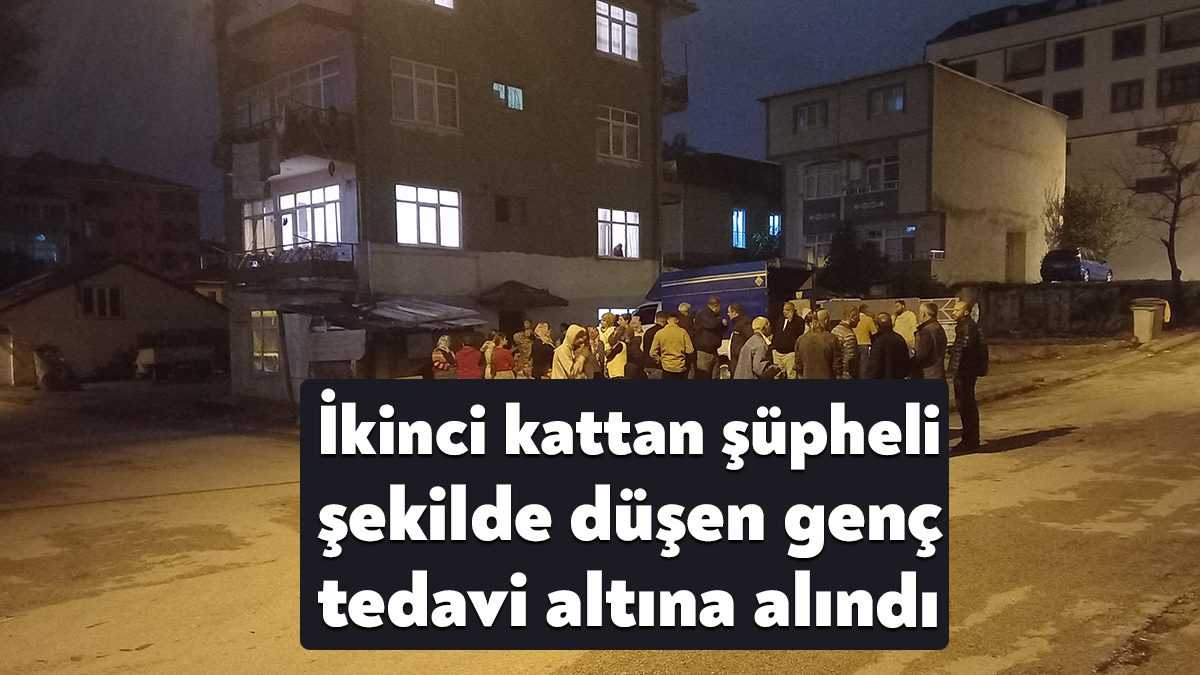Kocaeli’de 25 yaşındaki genç 3 katlı binanın 2’nci katından aşağı