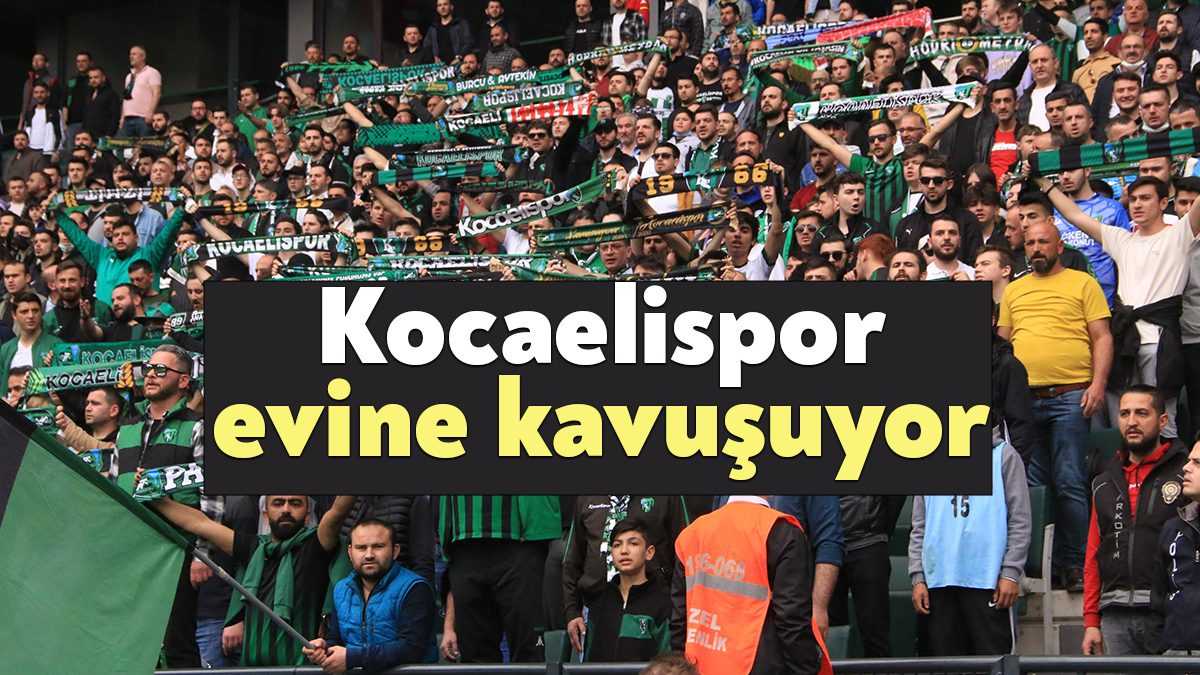 Kocaeli Stadyumu’ndaki hibrit çalışması sebebiyle iç saha müsabakalarını Derince ve