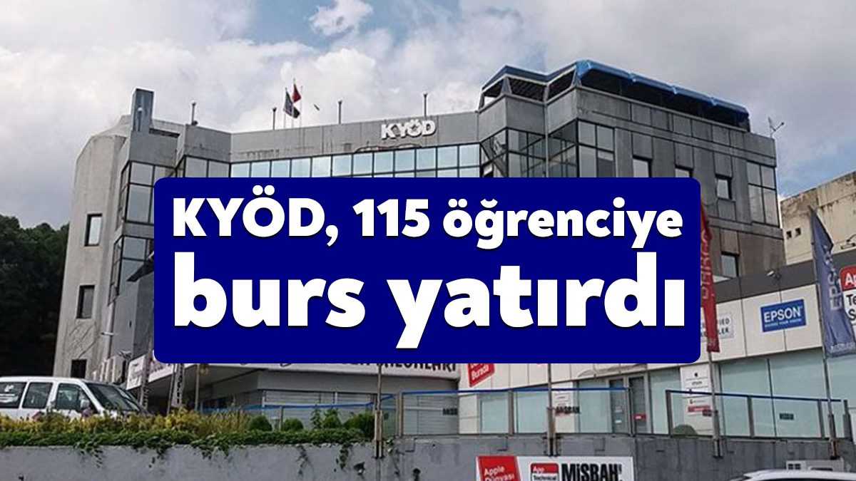 KYÖD yönetimi, seçimde verdiği sözü tutarak öğrencilerin burslarını yatırdı. Toplamda