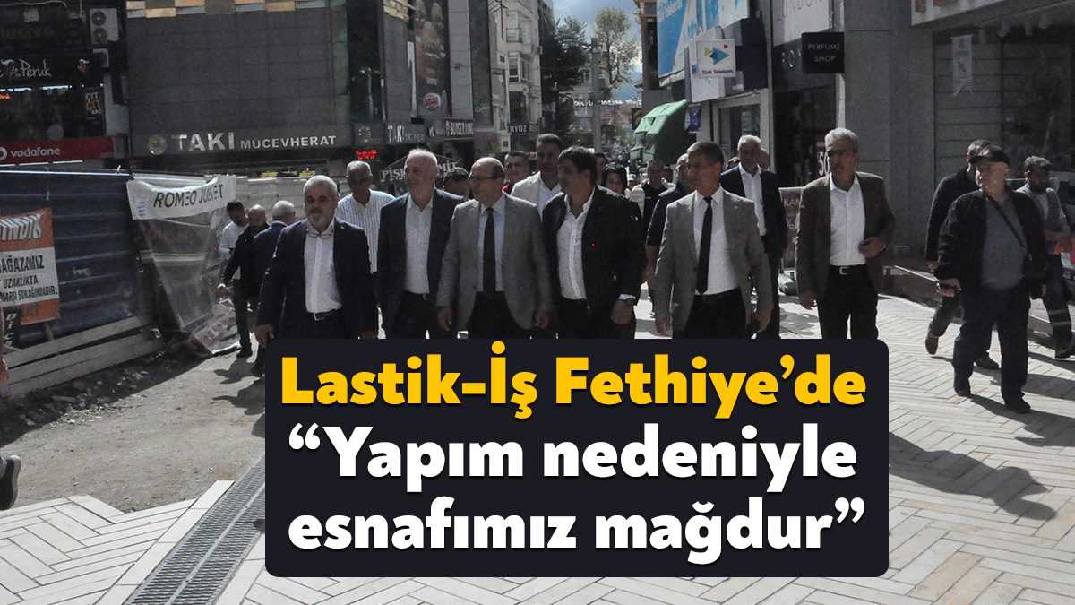 Lastik-İş Genel Başkanı Alaaddin Sarı ve yönetimi, İKM’nin ev sahipliğinde
