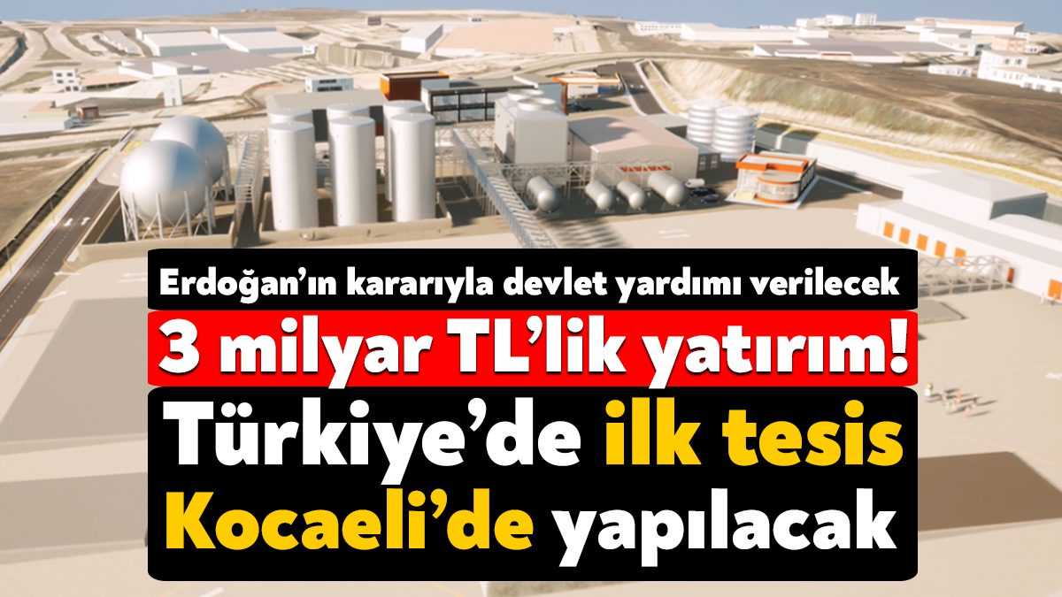 Cumhurbaşkanı Recep Tayyip Erdoğan’ın kararıyla Kocaeli GEBKİM’de kurulacak olan maleik