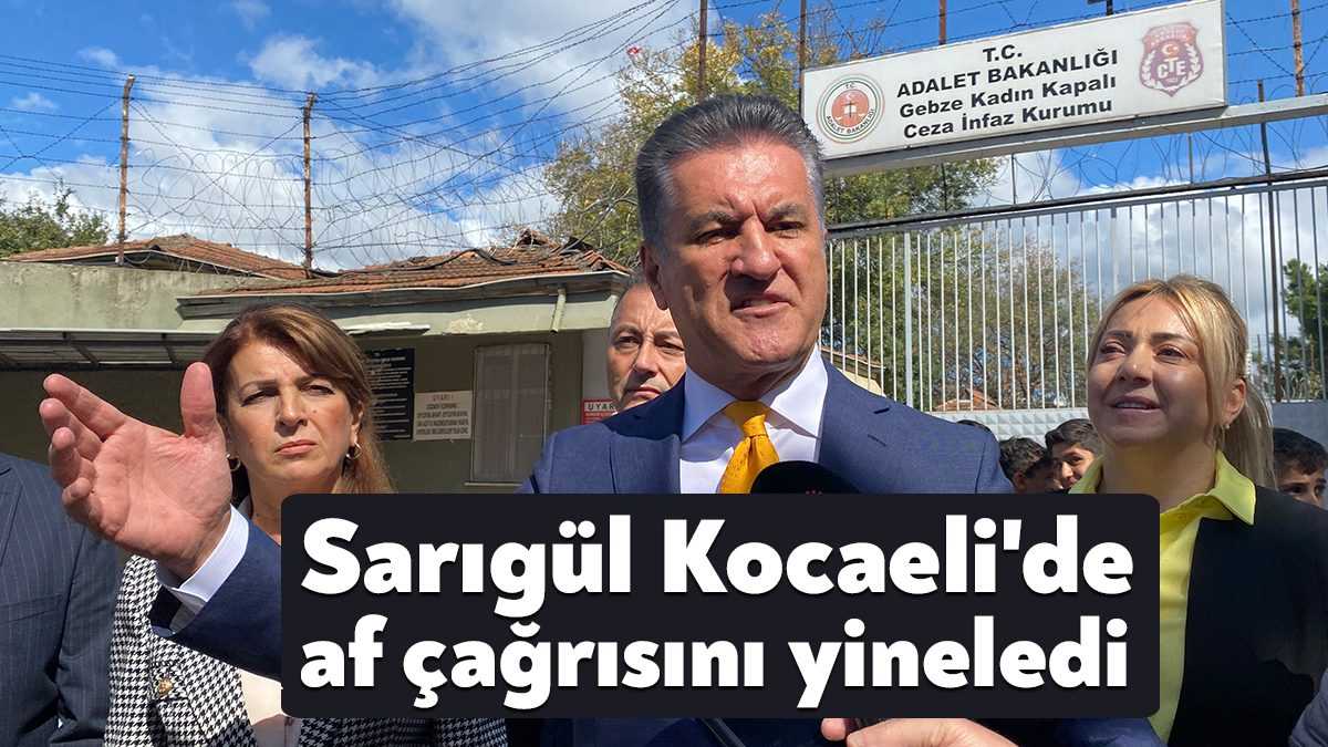 Türkiye Değişim Partisi (TDP) Genel Başkanı Mustafa Sarıgül, Kocaeli’nin Gebze