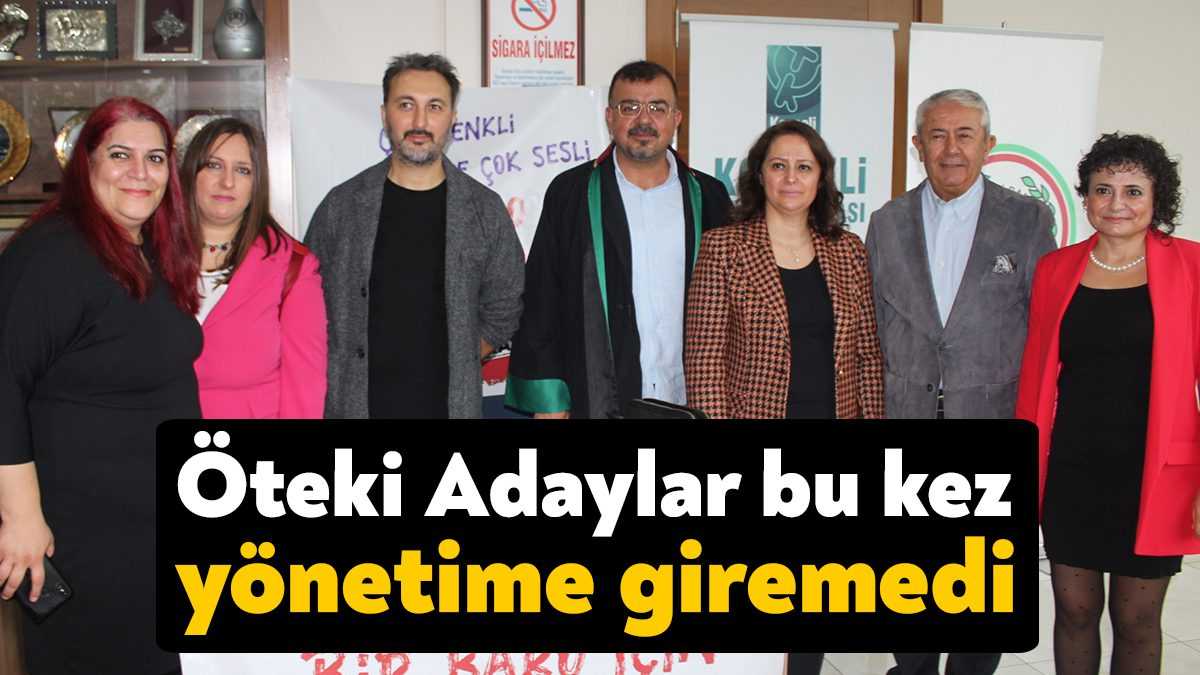 Kocaeli Barosu seçimlerinde 6 avukattan oluşan Öteki Adaylar, yeni yönetime